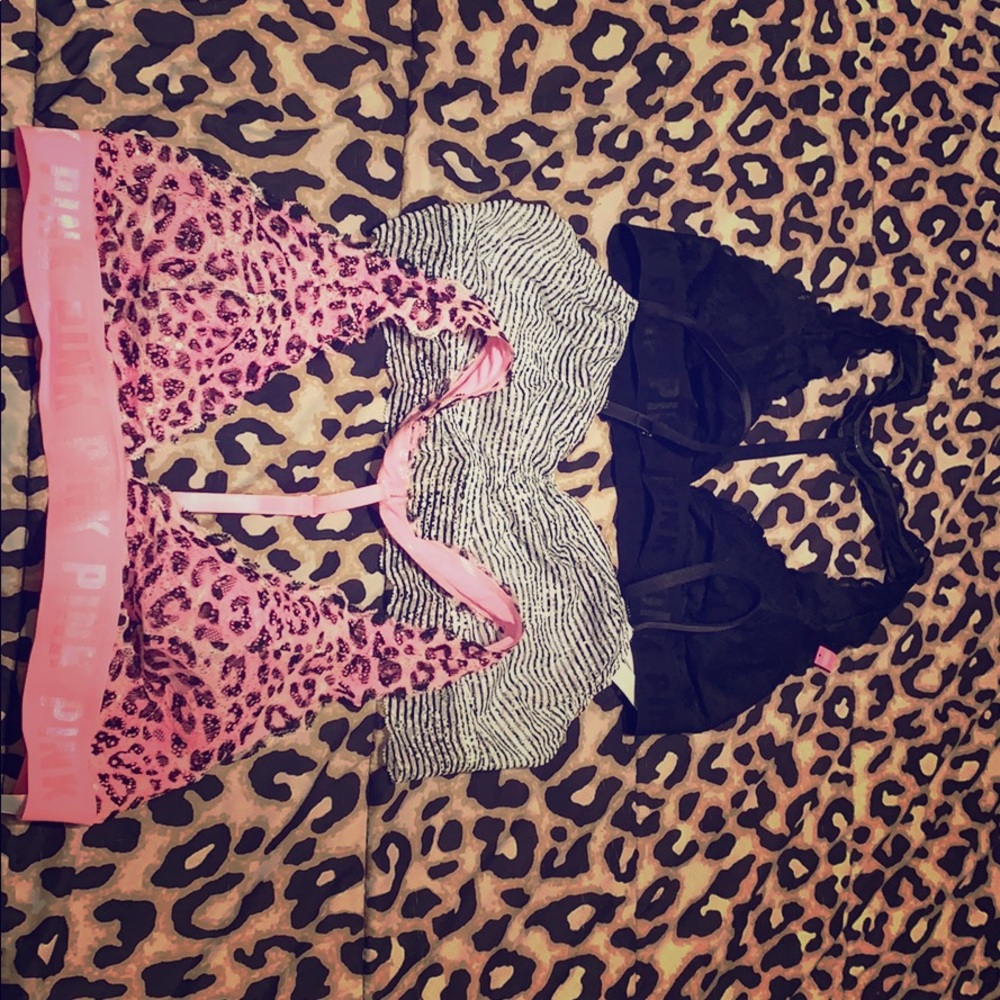 Bundle of lace bralette from VS Pink